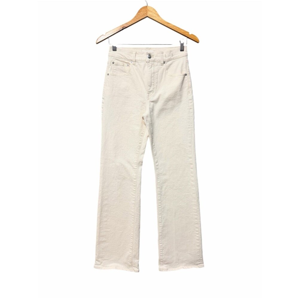 Madewell Relaxed Bootcut Jeans Size 25 Winter White High Full Length